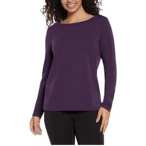 Banana Republic Ladies' Long Sleeve Top purple M nwt